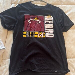 47 Black Miami Heat Hero Tee